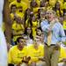 Michigan head coach John Beilein yells to sophomore Trey Burke in the game against Illinois on Sunday, Feb. 24. Daniel Brenner I AnnArbor.com